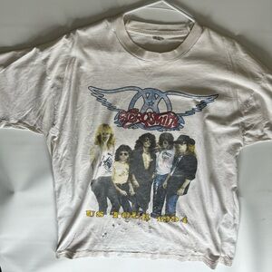 Aerosmith 1994 US Tour White Graphic Tee
